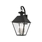 Livex Lighting 27222-04 Wentworth 4-lights 240W Black Outdoor Wall Lantern