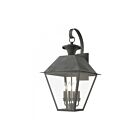 Livex Lighting 27222-61 Wentworth 4-lights 240W Charcoal Outdoor Wall Lantern
