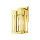 Livex Lighting 27712-08 Lexington 1-light 100W Natural Brass Outdoor Wall Lantern