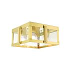 Livex Lighting Lexington 27723-08 4-Lights 160W Natural Brass Outdoor Ceiling Mount