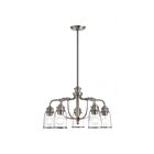 Livex Lighting 40025-91 Lawrenceville 5-Lights 500W Brushed Nickel Chandelier