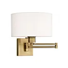 Livex Lighting Swing 40036-01 100W 1-Light Antique Brass Wall Sconce
