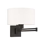 Livex Lighting Swing 40036-07 100W 1-Light Bronze Wall Sconce