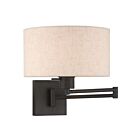 Livex Lighting Swing 40037-07 100W 1-Light Bronze Wall Sconce