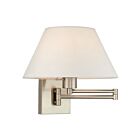 Livex Lighting Swing 40039-91 100W 1-Light Brushed Nickel Wall Sconce