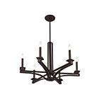 Livex Lighting 40056-07 Trumbull 6-Lights 360W Bronze Chandelier