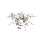 Livex Lighting Circulo 40070-05 4-Lights 240W Polished Chrome Flush Mount