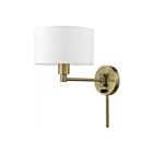 Livex Lighting Swing 40080-01 60W 1-Light Antique Brass Wall Sconce
