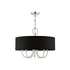 Livex Lighting 40115-91 Huntington 5-Lights 300W Brushed Nickel Chandelier