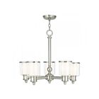 Livex Lighting 40205-91 Middlebush 5-Lights 500W Brushed Nickel Chandelier