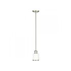 Livex Lighting 40210-91 Middlebush 1-Light 100W Brushed Nickel Pendant