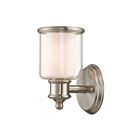 Livex Lighting Middlebush 40211-91 100W 1-Light Brushed Nickel Wall Sconce