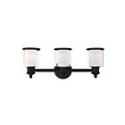 Livex Lighting 40213-04 Middlebush 3-Lights 300W Black Bath Vanity Light