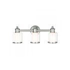 Livex Lighting 40213-91 Middlebush 3-Lights 300W Brushed Nickel Bath Vanity Light
