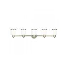 Livex Lighting 40215-35 Middlebush 5-Lights 500W Polished Nickel Bath Vanity Light