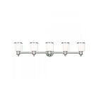 Livex Lighting 40215-91 Middlebush 5-Lights 500W Brushed Nickel Bath Vanity Light