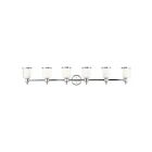 Livex Lighting 40216-35 Middlebush 6-Lights 600W Polished Nickel Bath Vanity Light