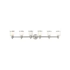 Livex Lighting 40216-91 Middlebush 6-Lights 600W Brushed Nickel Bath Vanity Light