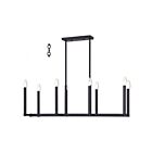 Livex Lighting 40258-07 Alpine 8-Lights 480W Bronze Chandelier