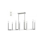 Livex Lighting 40258-91 Alpine 8-Lights 480W Brushed Nickel Chandelier