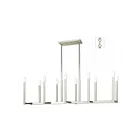 Livex Lighting 40259-35 Alpine 10-Lights 600W Polished Nickel Chandelier