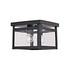Livex Lighting Milford 4031-07 2-Lights 80W Bronze Flush Mount