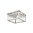 Livex Lighting Milford 4032-91 4-Lights 160W Brushed Nickel Flush Mount