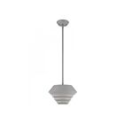 Livex Lighting 40401-80 Amsterdam 1-Light 60W Nordic Gray Pendant