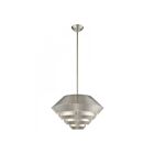 Livex Lighting 40402-91 Amsterdam 1-Light 60W Brushed Nickel Pendant