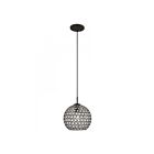 Livex Lighting 40440-04 Cassandra 1-Light 60W Black Pendant