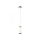 Livex Lighting 40470-91 Hillcrest 1-Light 100W Brushed Nickel Pendant