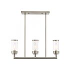 Livex Lighting 40473-91 Hillcrest 3-Lights 300W Brushed Nickel Chandelier
