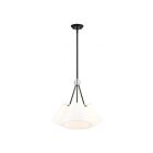 Livex Lighting 40563-04 Prato 3-Lights 120W Black Chandelier