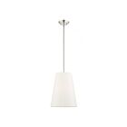 Livex Lighting 40567-91 Prato 1-Light 40W Brushed Nickel Pendant