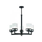 Livex Lighting 40596-05 Harding 5-Lights 500W Polished Chrome Chandelier