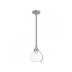 Livex Lighting 40601-91 Pendants 1-Light 100W Brushed Nickel Pendant
