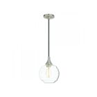 Livex Lighting 40611-91 Pendants 1-Light 100W Brushed Nickel Pendant