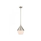 Livex Lighting 40684-91 Stockholm 1-Light 40W Brushed Nickel Pendant