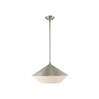 Livex Lighting 40689-91 Stockholm 1-Light 40W Brushed Nickel Pendant