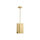 Livex Lighting 40691-12 Varick 1-Light 100W Satin Brass Pendant