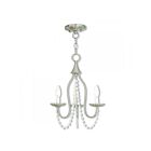 Livex Lighting 40793-91 Alessia 3-Lights 180W Brushed Nickel Chandelier