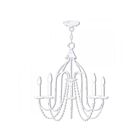 Livex Lighting 40795-60 Alessia 5-Lights 300W Antique White Chandelier