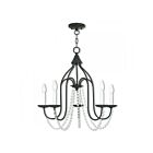 Livex Lighting 40795-92 Alessia 5-Lights 300W English Bronze Chandelier