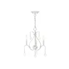 Livex Lighting 40843-60 Caterina 3-Lights 180W Antique White Chandelier