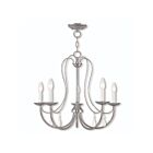 Livex Lighting 40865-05 Mirabella 5-Lights 300W Polished Chrome Chandelier