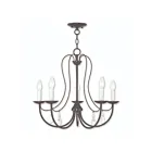 Livex Lighting 40865-92 Mirabella 5-Lights 300W English Bronze Chandelier