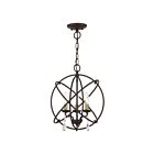 Livex Lighting 40904-07 Aria 3-Lights 180W Bronze Chandelier