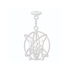 Livex Lighting 40904-60 Aria 3-Lights 180W Antique White Convertible Semi Flush Mount or Chandelier