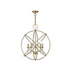 Livex Lighting 40905-01 Aria 5-Lights 300W Antique Brass Chandelier