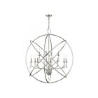 Livex Lighting 40909-91 Aria 12-Lights 720W Brushed Nickel Chandelier
